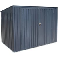 Westmann - Metall Mülltonnenbox Gerätebox 73 Dunkelgrau 100x235x131 cm Westmann - Metall Mülltonnenbox Gerätebox 73 Dunkelgrau 100x235x131 cm von Westmann