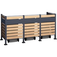 WESTMANN Mülltonnenbox "Planum" Platz für 3 Mülltonnen ja 240 L von Westmann