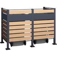 WESTMANN Mülltonnenbox "Planum" für 2 Mülltonnen je 240 L von Westmann