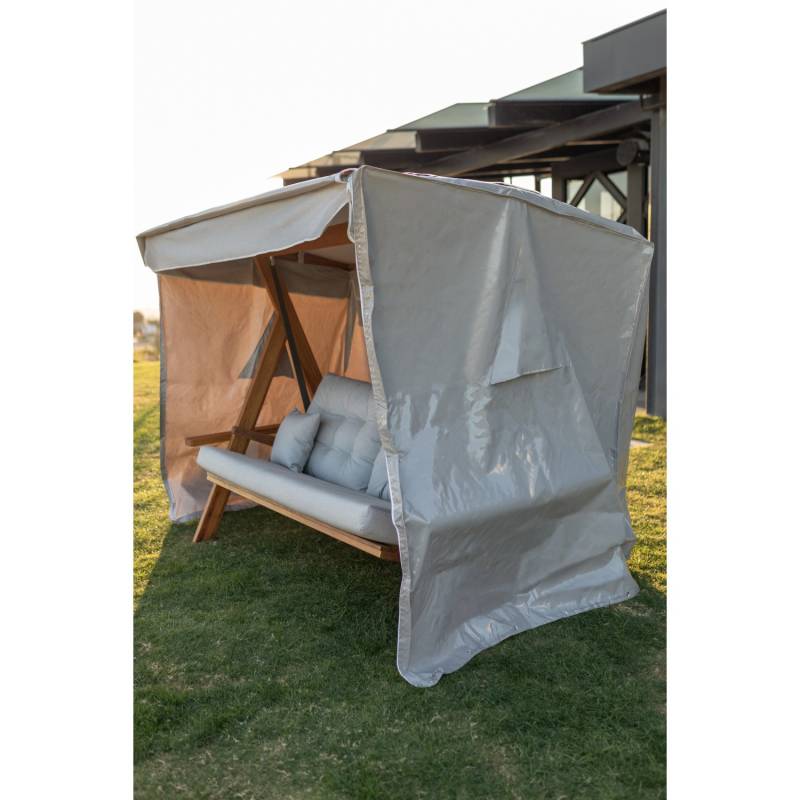 Westmann Abdeckung für Hollywoodschaukel Pera 2000 Grau 187 cm x 121 cm x 193 cm von Westmann