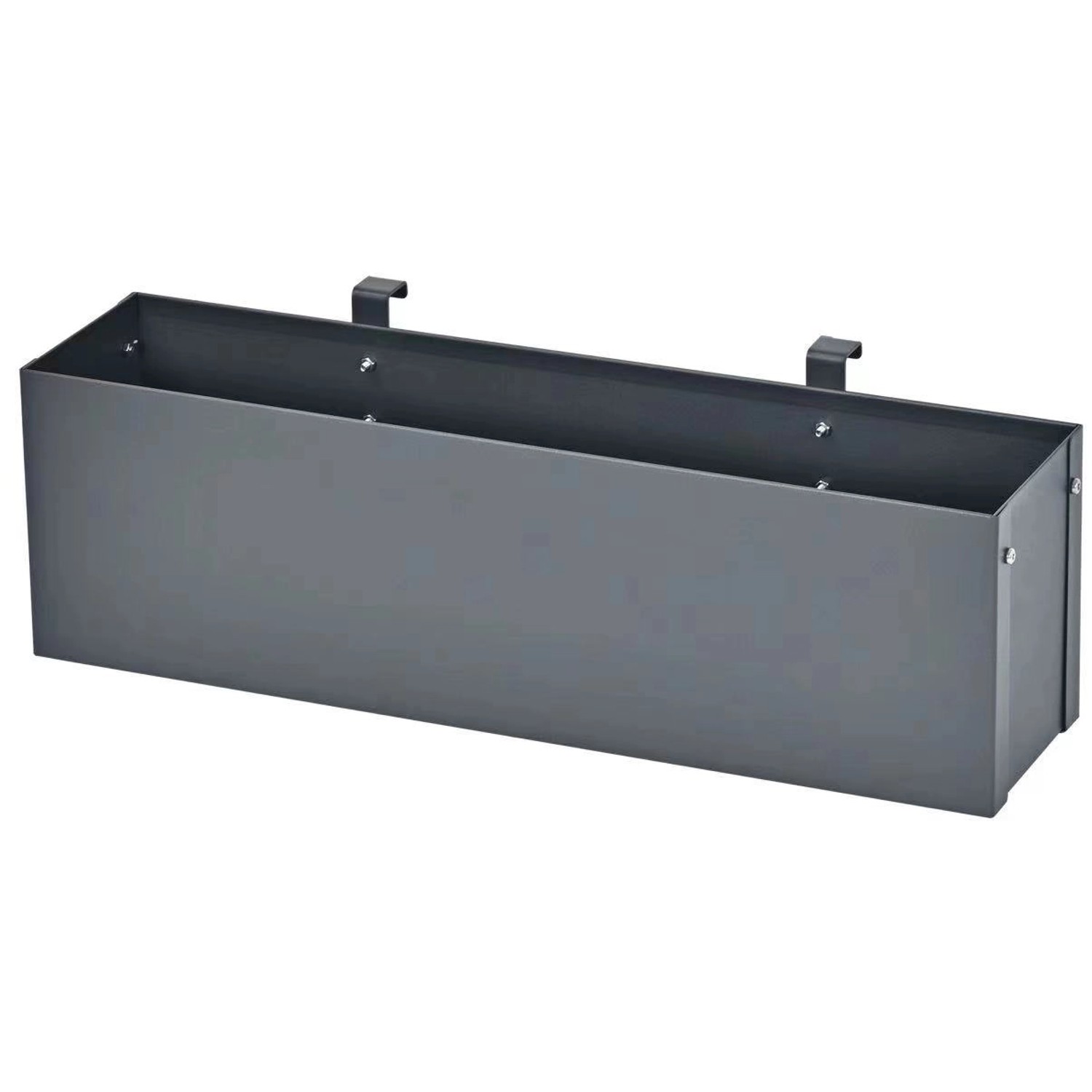 Westmann Blumenkasten Planum Metall 50 cm x 12 cm x 16 cm Anthrazit von Westmann