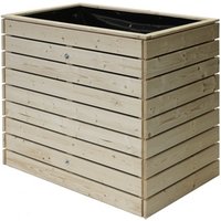 Westmann Hochbeet, 110x70x90cm, natur, Fichtenholz - braun von Westmann