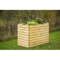 Westmann Hochbeet, 130x70x90cm natur, Fichtenholz - braun von Westmann