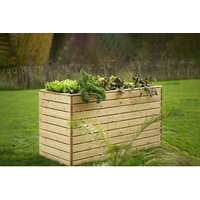 Westmann Hochbeet, 160x70x90cm natur, Fichtenholz - braun Westmann Hochbeet, 160x70x90cm natur, Fichtenholz - braun von Westmann