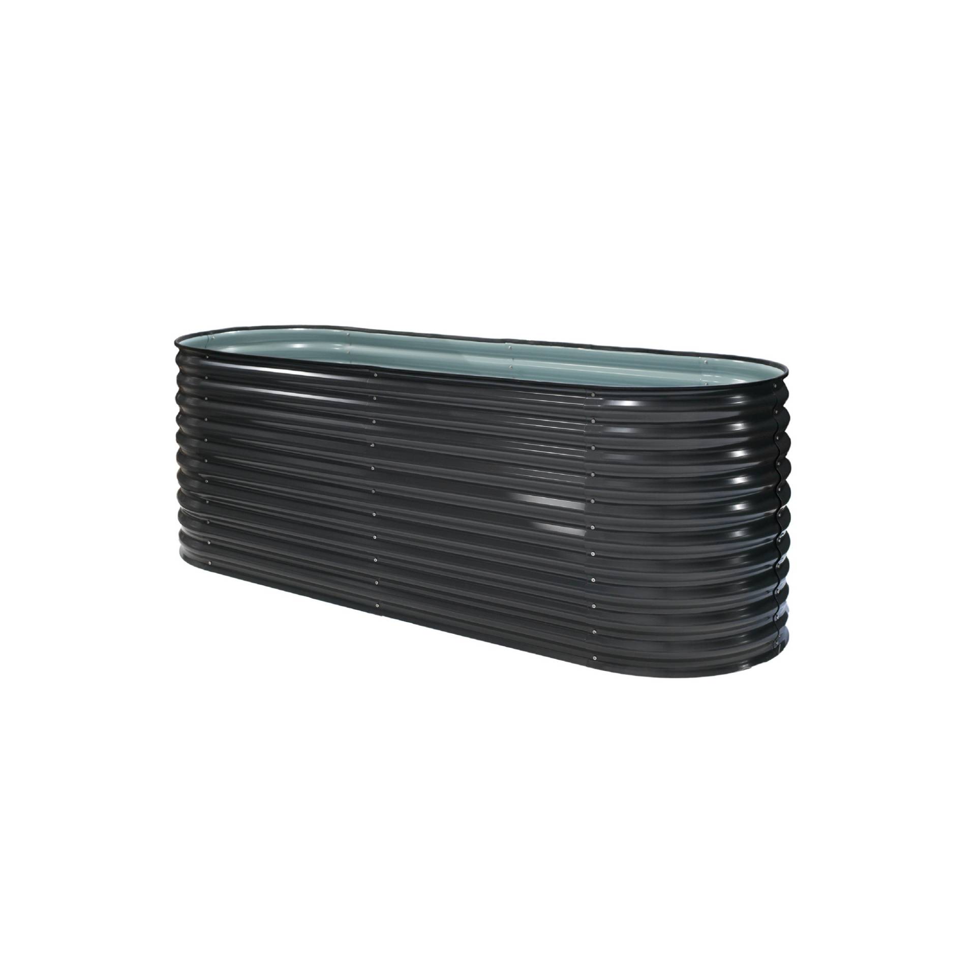 Westmann Hochbeet 'Oval Grow Faster' anthrazit Stahl Metall 80 x 240 x 82 cm Westmann Hochbeet 'Oval Grow Faster' anthrazit Stahl Metall 80 x 240 x 82 cm von Westmann