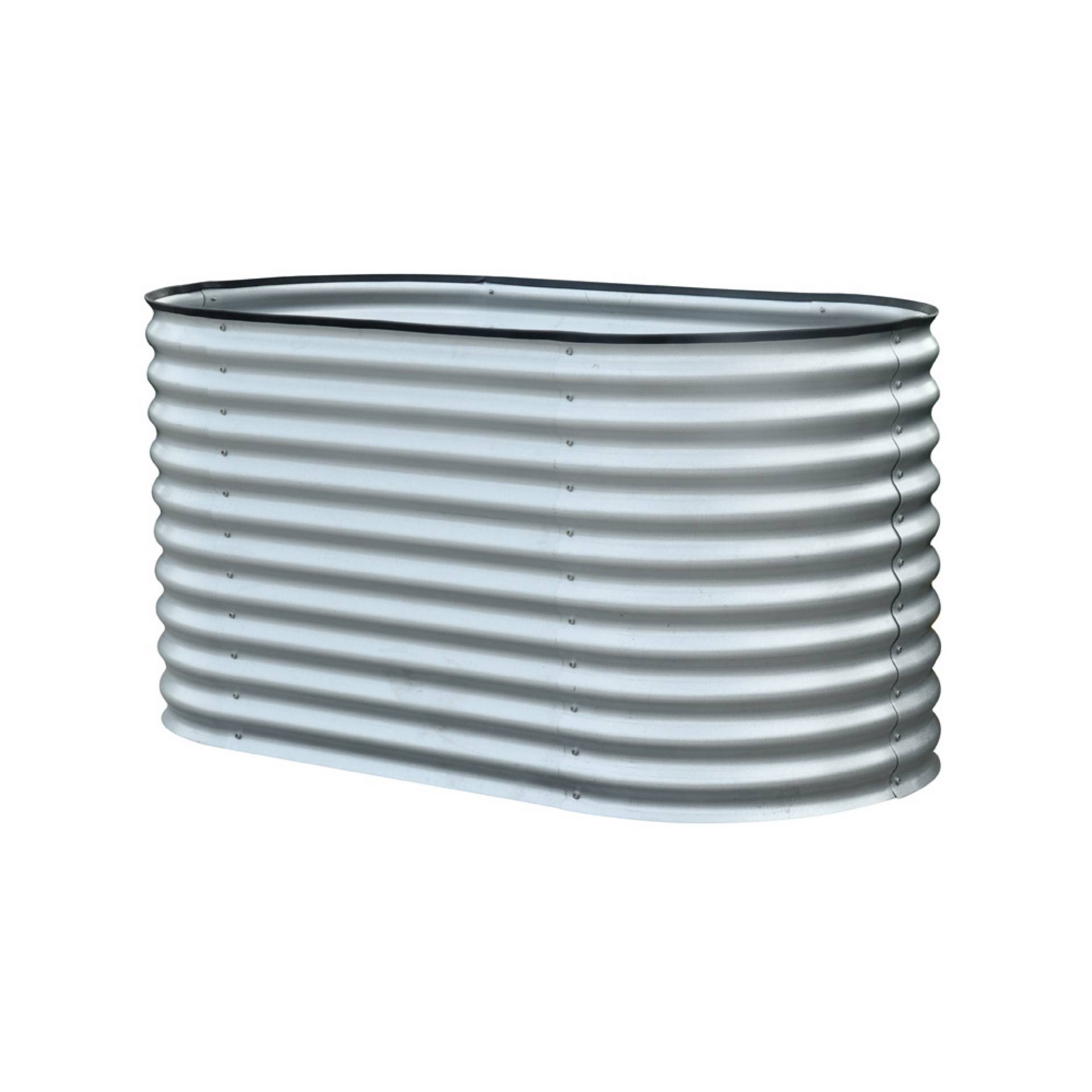 Westmann Hochbeet 'Oval Grow Faster' silbern Metall 80 x 160 x 82 cm Westmann Hochbeet 'Oval Grow Faster' silbern Metall 80 x 160 x 82 cm von Westmann
