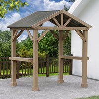 Westmann Holzpavillon »Laval«, BxHxT: 245 x 268 x 174 cm - beige von Westmann