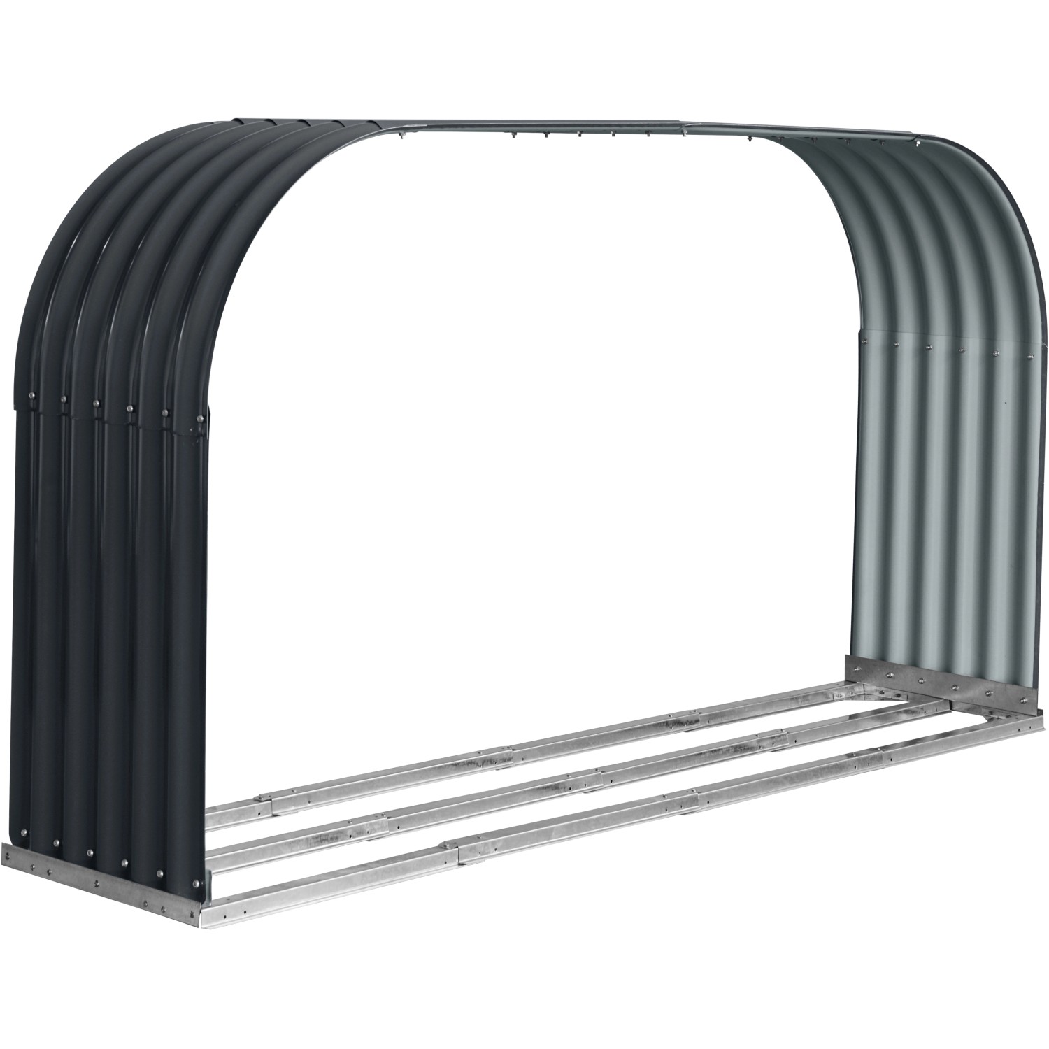 Westmann Kaminholzregal Stahl 111 cm x 212 cm x 46 cm Anthrazit Westmann Kaminholzregal Stahl 111 cm x 212 cm x 46 cm Anthrazit von Westmann