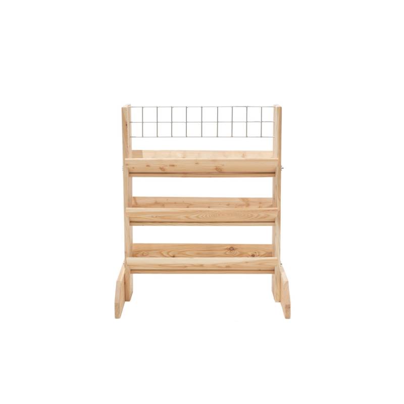 Westmann Kräuterregal 'Viktoria L' Holz natur mit Rankgitter 50 x 80 x 95 cm von Westmann