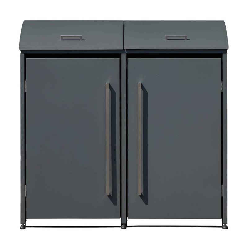 Westmann Mülltonnenbox Moderna 2 x 240 l Anthrazit 83 cm x 139 cm x 135 cm Westmann Mülltonnenbox Moderna 2 x 240 l Anthrazit 83 cm x 139 cm x 135 cm von Westmann