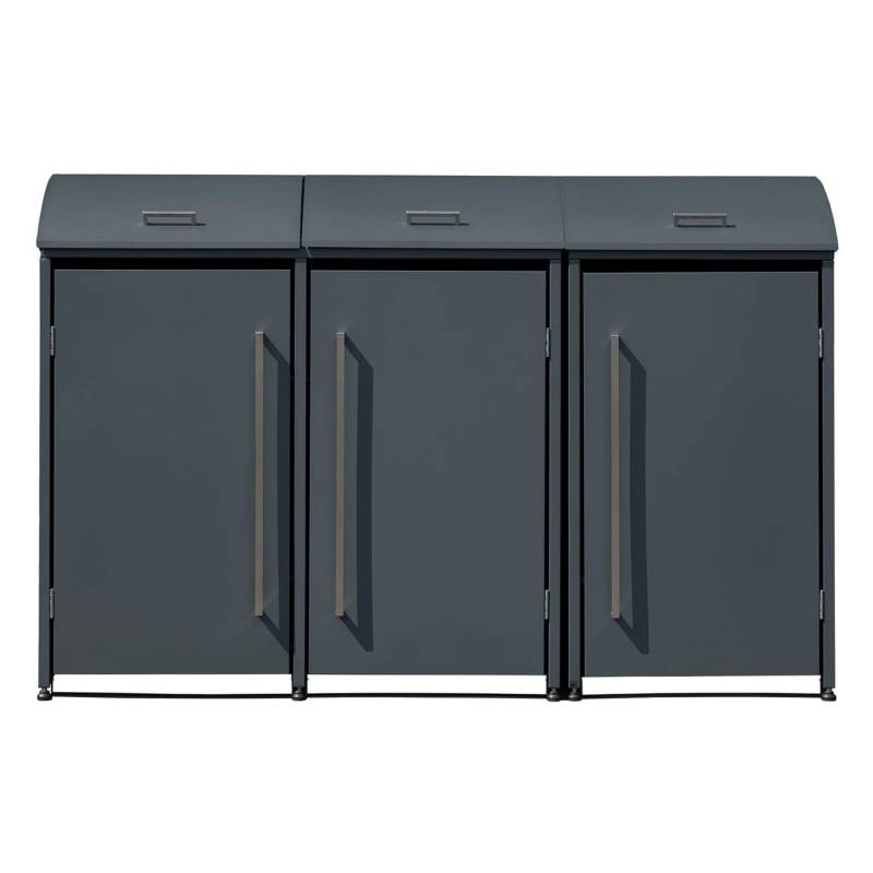 Westmann Mülltonnenbox Moderna 3 x 240 l Anthrazit 83 cm x 211 cm x 135 cm Westmann Mülltonnenbox Moderna 3 x 240 l Anthrazit 83 cm x 211 cm x 135 cm von Westmann