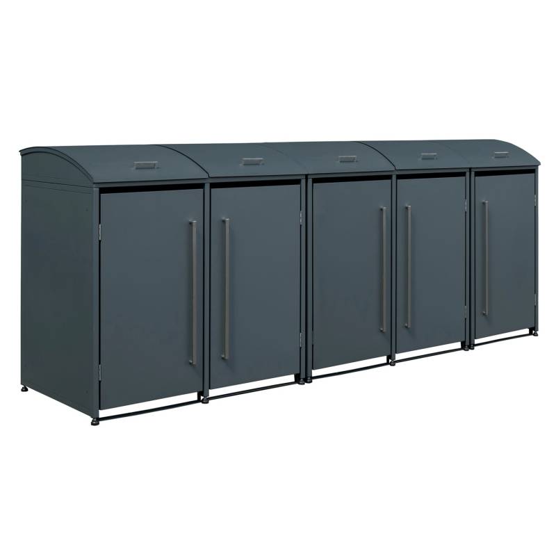 Westmann Mülltonnenbox Moderna 5 x 240 l Anthrazit 83 cm x 350 cm x 135 cm Westmann Mülltonnenbox Moderna 5 x 240 l Anthrazit 83 cm x 350 cm x 135 cm von Westmann
