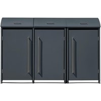 Westmann Mülltonnenbox Moderna anthrazit B/H/L: ca. 211x135x83 cm Westmann Mülltonnenbox Moderna anthrazit B/H/L: ca. 211x135x83 cm von Westmann