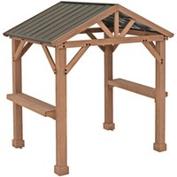 Westmann Pavillon natur Holz B/H/L: ca. 245x267x174 cm von Westmann