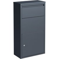 Westmann Pollux Briefkasten mit Paketbox freistehend Stahl in Anthrazit von Westmann
