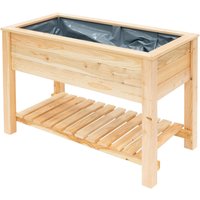 Westmann Stelzenhochbeet natur Holz B/H/T: ca. 120x75x65 cm von Westmann