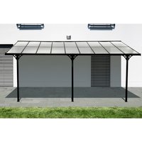 Westmann Terrassendach »Bruce«, Breite: 556 cm, Dach: Polycarbonat (PC), schwarz von Westmann