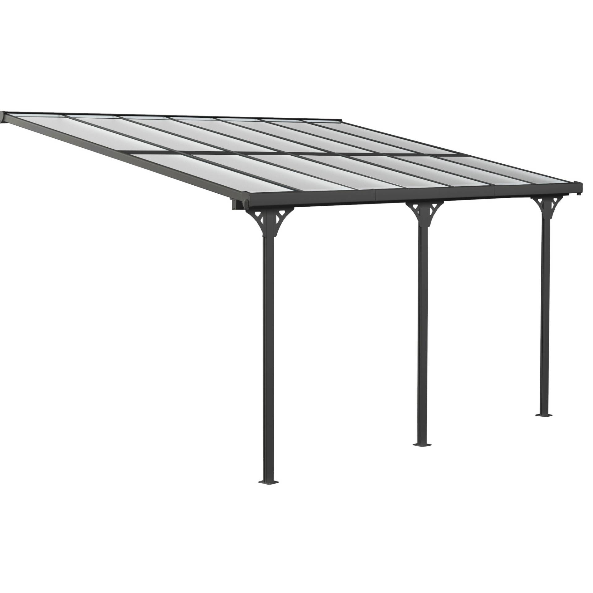 Westmann Terrassenüberdachung 'Bruce' Aluminium schwarz 300 x 435 x 270 cm Westmann Terrassenüberdachung 'Bruce' Aluminium schwarz 300 x 435 x 270 cm von Westmann