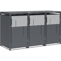 Westmann Tonus 3 Metall Mülltonnenbox 3er 3x240 L Anthrazit Westmann Tonus 3 Metall Mülltonnenbox 3er 3x240 L Anthrazit von Westmann