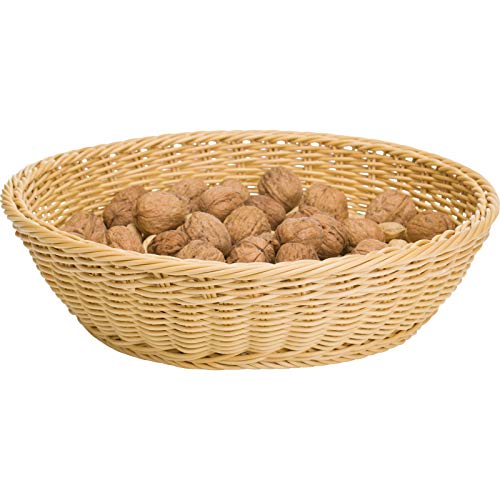 Saleen Korb-Schale, Gastrotauglich, Rund, Durchmesser: 37 cm, Kunststofffaser, Hellbeige, 02053230101 von Westmark