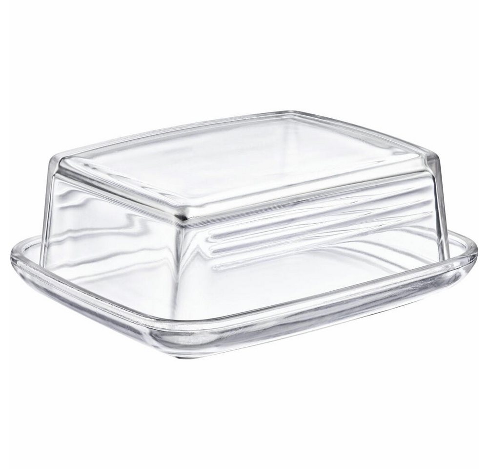 WESTMARK Butterdose Dekorativ, Länge: 14,3 cm, Glas, Transparent, Glas von Westmark