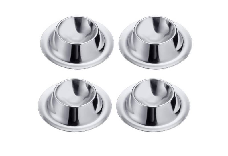 WESTMARK Eierbecher 4 Stk., rund, stapelbar, ø 8,5 cm, Silber von Westmark