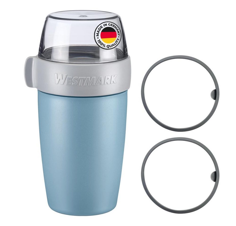 WESTMARK Lunchbox Müslibecher/Lunchpot, mit 2 auslaufsicheren Fächern: 200 ml + 500 ml von Westmark