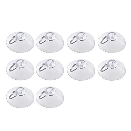 Westmark 10 Saughaken, ø 2 cm, Rund, Kunststoff/Metall, Transparent/Silber, 531822E1 Westmark 10 Saughaken, ø 2 cm, Rund, Kunststoff/Metall, Transparent/Silber, 531822E1 von Westmark