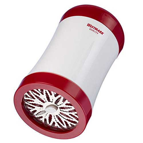Westmark Kräuter-Schneider/Parmesan-Käsereibe, Mit austauschbaren, scharfen Einlege-Schneidscheiben, Kunststoff/Rostfreier Edelstahl, Weiß/Grün, 11602260, 7.50 x 7.50 x 13.40 cm Westmark Kräuter-Schneider/Parmesan-Käsereibe, Mit austauschbaren, scharfen Einlege-Schneidscheiben, Kunststoff/Rostfreier Edelstahl, Weiß/Grün, 11602260, 7.50 x 7.50 x 13.40 cm von Westmark