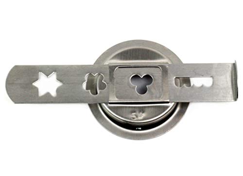 Westmark 14702270 Spritzgebäckvorsatz, Edelstahl, Größe 5, silber von Westmark