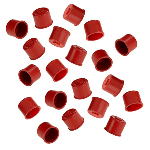 Westmark 20 Süßmostkappen aus Gummi für 0,375 -0,5 l Flaschen (Gr.1), Rot, 404622E3 von Westmark