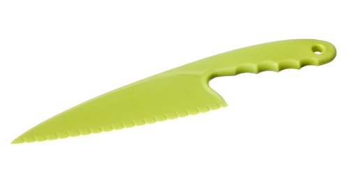 Westmark Salat-/Kuchenmesser, Breite Klinge, Länge: 29,1 cm, Kunststoff, Farbe: Grün, 20932270 von Westmark