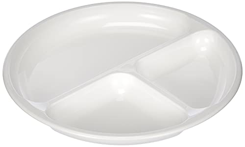 Westmark Mikrowellen-Menüteller, 3 separate Bereiche, ø 25 cm, Kunststoff, Farbe: Weiß, 22402270, Teller, Einzeln Westmark Mikrowellen-Menüteller, 3 separate Bereiche, ø 25 cm, Kunststoff, Farbe: Weiß, 22402270, Teller, Einzeln von Westmark