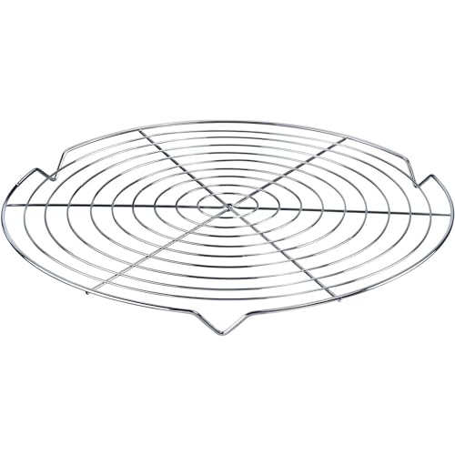 Westmark 12.5" Cake Cooling Rack Kuchenauskühler rund, 32 cm, verchromt, stahl silber, STK Westmark 12.5" Cake Cooling Rack Kuchenauskühler rund, 32 cm, verchromt, stahl silber, STK von Westmark