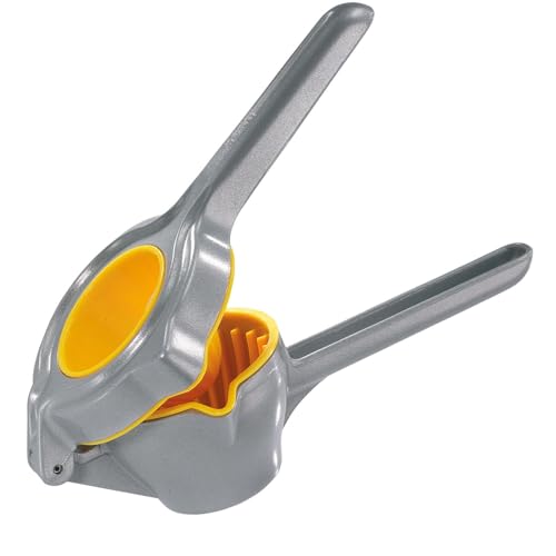 Westmark Saftpresse/Orangen-/Frucht-/Zitruspresse, Aluminium, lebensmittelecht beschichtet/Kunststoff, Limona, Silber/Gelb, 50002260, 237 x 116 x 69 mm von Westmark