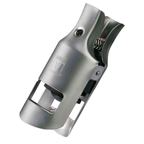 Westmark Sektflaschenverschließer, Monopol Edition, Stahl/Kunststoff, Tappa, Silber edelmattiert, 60133380 von Westmark