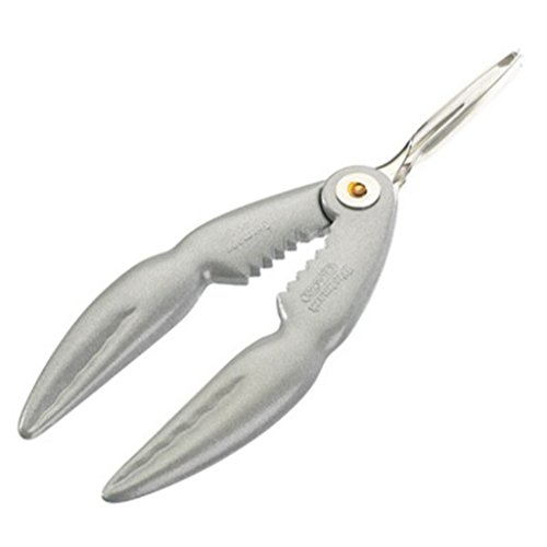 Westmark Hummerknacker mit integrierter Pinzette, Aluminium/Rostfreier Edelstahl, Länge: 21,1 cm, Cracky-Spezial, Silber, 66102270 von Westmark