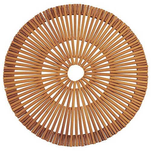 Westmark Bambus-Tischset/Platzdeckchen, handgefertigt, rund, ø 38 cm, Bambus, Saleen-Edition: Rondo, Hellbraun, 701422E1 von Westmark