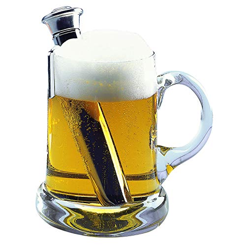 Westmark Bierwärmer mit Halter, Länge: 16 cm, Rostfreier Edelstahl, Silber, 63282260 Westmark Bierwärmer mit Halter, Länge: 16 cm, Rostfreier Edelstahl, Silber, 63282260 von Westmark