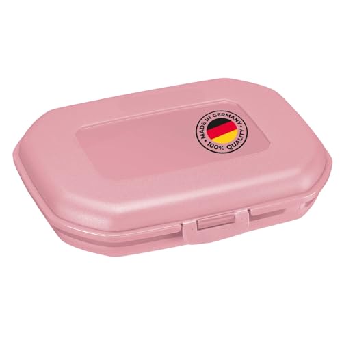 Westmark Brotdose/Snackbox -Mini- 300 ml, mit Klick-Verschluss, Höhe: ca. 3,7 cm, Kunststoff, Rosa, 2351227P von Westmark