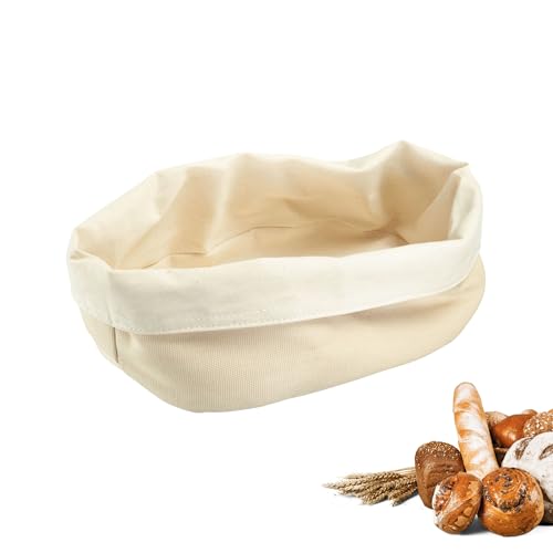 Westmark Brottasche Oval – Stoff-Brotkorb für Brot, Brötchen, Gebäck & Obst – Moderne Brotaufbewahrung aus Baumwolle – Hellbeige/Beige, 25 x 18 cm Westmark Brottasche Oval – Stoff-Brotkorb für Brot, Brötchen, Gebäck & Obst – Moderne Brotaufbewahrung aus Baumwolle – Hellbeige/Beige, 25 x 18 cm von Westmark