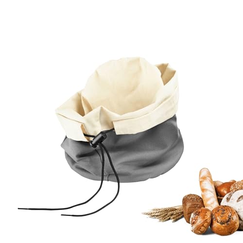 Westmark Brottasche mit Wärmekissen – Stoff-Brotkorb für Brot, Brötchen, Eier – Moderne Brotaufbewahrung aus Baumwolle – Anthrazit/Beige, ø 20 x 23 cm Westmark Brottasche mit Wärmekissen – Stoff-Brotkorb für Brot, Brötchen, Eier – Moderne Brotaufbewahrung aus Baumwolle – Anthrazit/Beige, ø 20 x 23 cm von Westmark