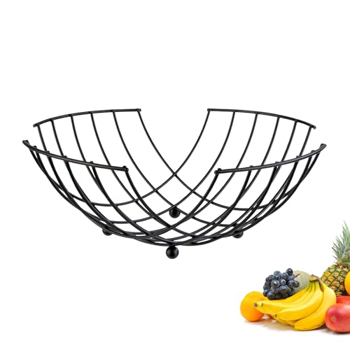 Westmark Drahtkorb Moderno – Elegante Obstschale & Brotkorb mit zeitlosem Design – Metallkorb für Obst, Gemüse, Brot & Brötchen – Schwarz, 28 cm Westmark Drahtkorb Moderno – Elegante Obstschale & Brotkorb mit zeitlosem Design – Metallkorb für Obst, Gemüse, Brot & Brötchen – Schwarz, 28 cm von Westmark