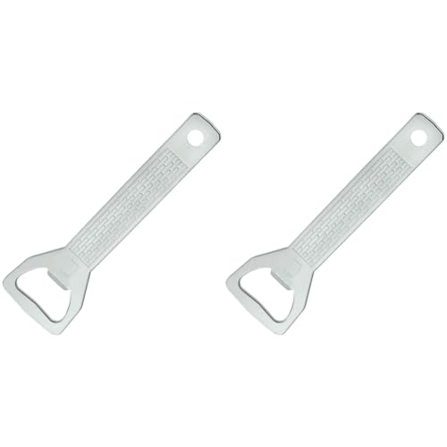 Westmark Flaschenöffner, Kapselheber, Länge: 13,3 cm, Stahl, Silber, 61772270 (Packung mit 2) von Westmark