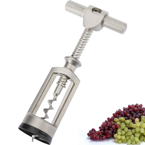 Westmark Glockenkorkenzieher mit Korkabstreifer, Monopol Edition, Stahl/Zink-Druckguss, Chianti, Edelmattiert, 62553380 von Westmark