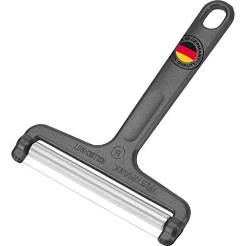 Westmark Käseschneider - Rollschneider mit verstellbarer Schnittstärke - Made in Germany - 100% rostfreier Edelstahldraht - Special Dark Edition (Anthrazit) von Westmark