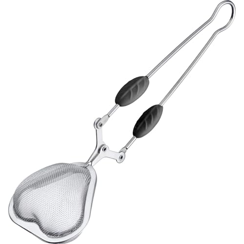 Westmark Klappsieb/Teesieb Herzform, mit Silikongriffen, Teatime, 18/8 Edelstahl und Silikon, Länge 18,5 cm, 15802270 Westmark Klappsieb/Teesieb Herzform, mit Silikongriffen, Teatime, 18/8 Edelstahl und Silikon, Länge 18,5 cm, 15802270 von Westmark