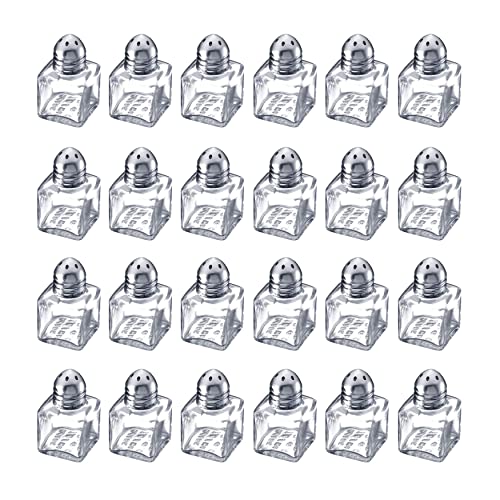 Westmark Mini-Universalstreuer-Display, Inhalt: 24 Streuer, Fassungsvermögen: je 15 ml, Glas/Rostfreier Edelstahl, Transparent/Silber, 63072611 von Westmark