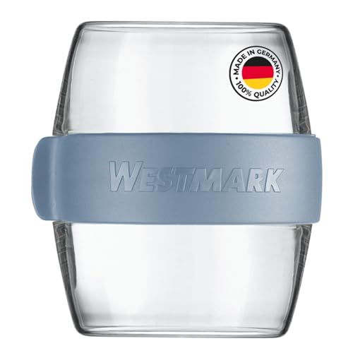 Westmark Pocketbox -Maxi-, praktische Meal-Prep-Dose to go, ideal für Joghurt, Obst, Gemüse, Snacks, 700 ml (2 x 350 ml), BPA-frei, Blau von Westmark