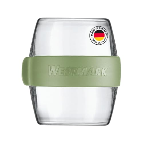 Westmark Pocketbox -Mini-, praktische Meal-Prep-Dose to go, ideal für Joghurt, Obst, Gemüse, Snacks, 400 ml (2 x 200 ml), BPA-frei, Mint-Grün von Westmark
